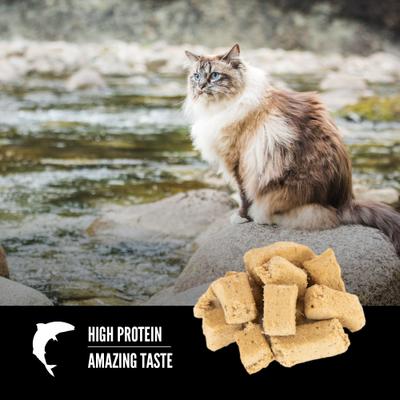 Show full view: ORIJEN Six Fish Grain-Free High-Protein Raw Animal Ingredients Freeze-Dried Cat Treats, 1.25-oz bag slide 5 of 9