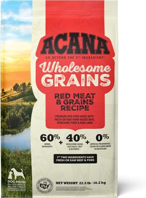 ACANA Wholesome Grains Red Meat Recipe Dry Dog Food