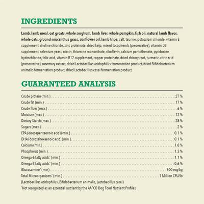 Show full view: ACANA Limited Ingredient Lamb & Pumpkin Wholesome Grains Dry Dog Food, 22.5-lb bag slide 7 of 14