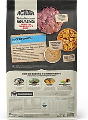 ACANA Limited Ingredient Duck & Pumpkin Wholesome Grains Dry Dog Food, 22.5-lb bag slide 2 of 9