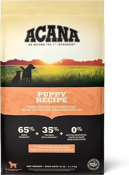 ACANA Puppy Recipe Grain-Free Dry Puppy Food, 25-lb bag