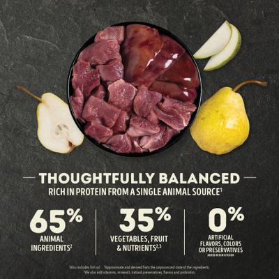 Show full view: ACANA Singles Limited Ingredient Duck & Pear Grain-Free High-Protein Dry Dog Food, 13-lb bag slide 4 of 14