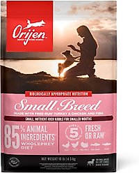 ORIJEN Small Breed Grain-Free High-Protein Dry Dog Food, 10-lb bag