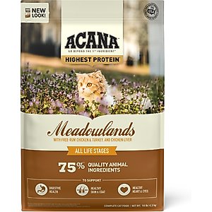 ACANA Meadowlands Grain-Free Dry Cat Food, 10-lb bag