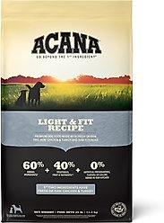 ACANA Light & Fit Grain-Free Dry Dog Food, 25-lb bag