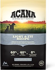 ACANA Light & Fit Grain-Free Dry Dog Food, 13-lb bag