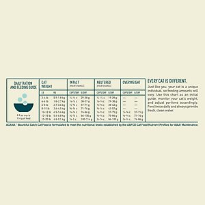 ACANA Bountiful Catch High-Protein Adult Dry Cat Food, 10-lb bag