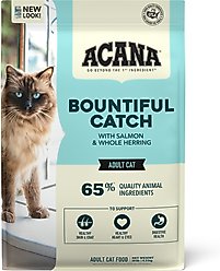 ACANA Bountiful Catch Salmon Catfish & Herring Dry Cat Food, 10-lb bag