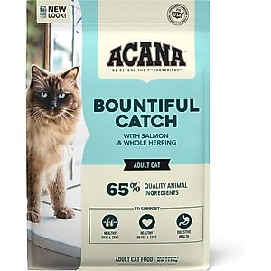 ACANA Bountiful Catch High-Protein Adult Dry Cat Food, 10-lb bag