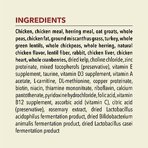 ACANA Indoor Entree Chicken Turkey Whole Herring & Rabbit Dry Cat Food, 10-lb bag