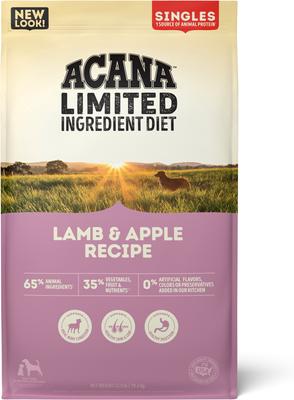 ACANA Singles Limited Ingredient Lamb & Apple Grain-Free High-Protein Dry Dog Food