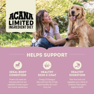 ACANA Singles Limited Ingredient Lamb & Apple Grain-Free High-Protein Dry Dog Food