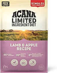 ACANA Singles Limited Ingredient Lamb & Apple Grain-Free High-Protein Dry Dog Food, 13-lb bag