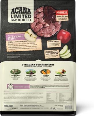 ACANA Singles Limited Ingredient Lamb Apple Grain-Free High