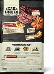 ACANA Singles Limited Ingredient Beef & Pumpkin Grain-Free High-Protein Dry Dog Food, 22.5-lb bag slide 2 of 9