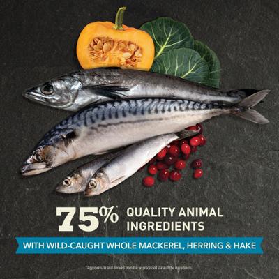 Show full view: ACANA Wild Atlantic Saltwater Fish with Freeze-Dried Liver Grain-Free Dry Cat Food, 4-lb bag slide 4 of 14
