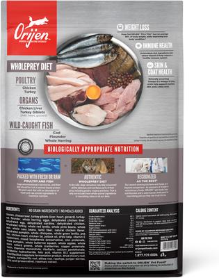 Show full view: ORIJEN Fit & Trim Grain-Free High-Protein Dry Dog Food, 13-lb bag slide 3 of 13