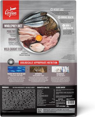 Show full view: ORIJEN Fit & Trim Grain-Free High-Protein Dry Dog Food, 4.5-lb bag slide 3 of 13