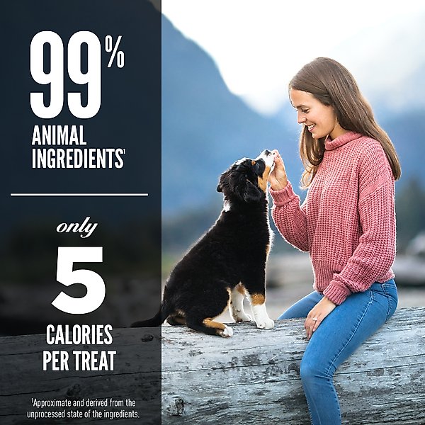Show full view: ORIJEN Ranch-Raised Beef Grain-Free High-Protein Freeze-Dried Dog Treats, 3.25-oz bag slide 4 of 10