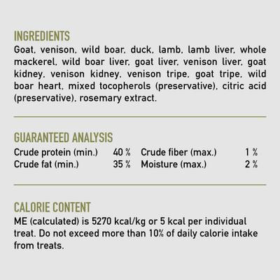 Show full view: ORIJEN Tundra Grain-Free High-Protein Freeze-Dried Dog Treats, 3.25-oz bag slide 6 of 10