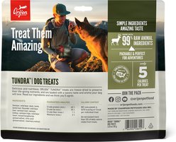 ORIJEN Tundra Grain-Free High-Protein Freeze-Dried Dog Treats, 3.25-oz bag slide 2 of 6