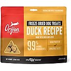 ORIJEN Free Run Duck Grain-Free High-Protein Freeze-Dried Dog Treats, 3.25-oz bag