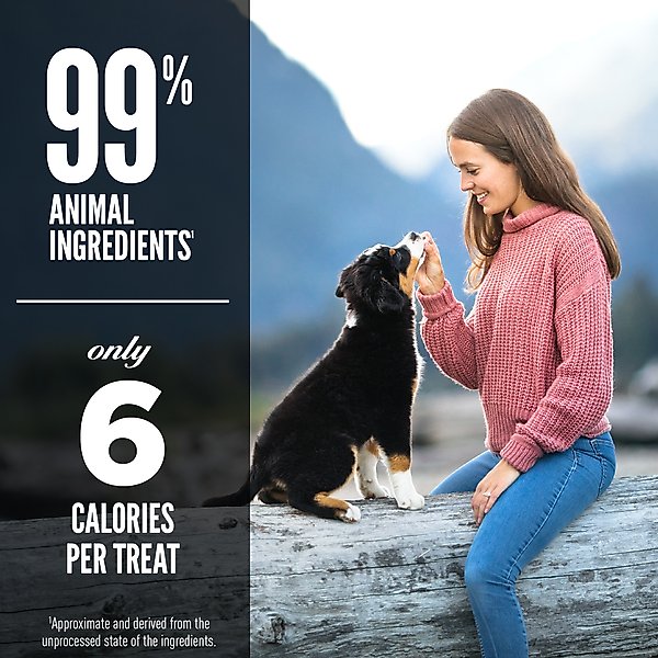 Show full view: ORIJEN Grass Fed Lamb Grain-Free High-Protein Freeze-Dried Dog Treats, 3.25-oz bag slide 4 of 10