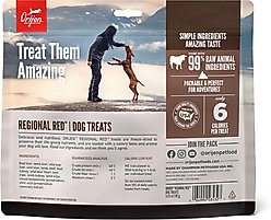 ORIJEN Regional Red Grain-Free High-Protein Freeze-Dried Dog Treats, 3.25-oz bag slide 2 of 6