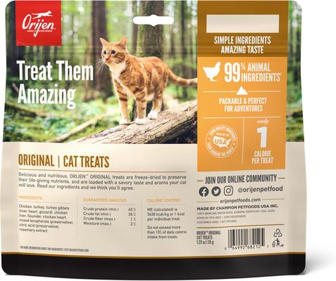 ORIJEN Original Grain-Free Freeze-Dried Cat Treats