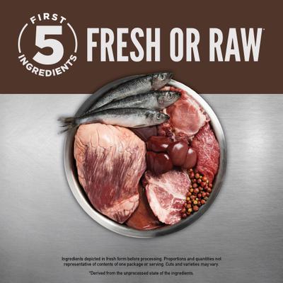 Show full view: ORIJEN Regional Red Grain-Free High-Protein Premium Dry Cat Food, 4-lb bag slide 4 of 12