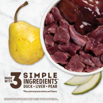 Show full view: ACANA Singles Duck & Pear Grain-Free Limited Ingredients & Freeze-Dried Dog Treats, 3.25-oz bag slide 4 of 10