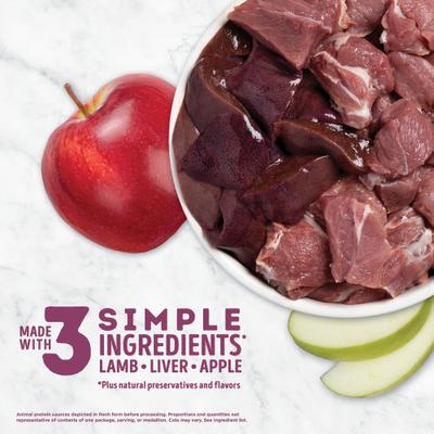 Show full view: ACANA Singles Lamb & Apple Grain-Free Limited Ingredients & Freeze-Dried Dog Treats, 3.25-oz bag slide 4 of 10