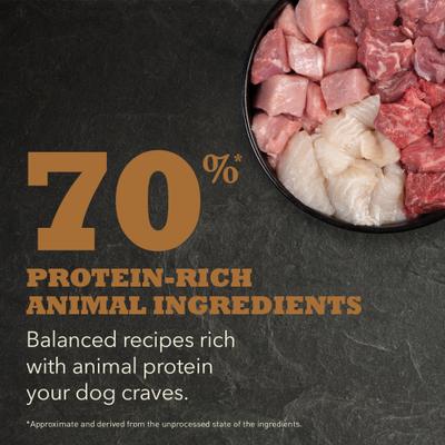 Show full view: ACANA Appalachian Ranch Highest Protein Grain-Free Dry Dog Food, 4.5-lb bag slide 4 of 14