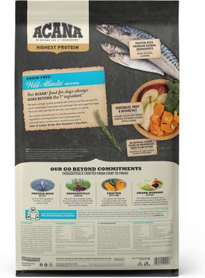 Show full view: ACANA Wild Atlantic Highest Protein Grain-Free Dry Dog Food, 25-lb bag slide 3 of 14