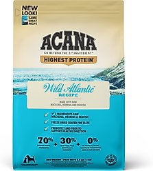 ACANA Wild Atlantic Highest Protein Grain-Free Dry Dog Food, 4.5-lb bag