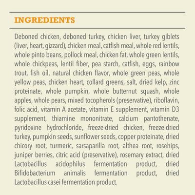 Show full view: ACANA Meadowland Highest Protein Grain-Free Dry Dog Food, 4.5-lb bag slide 6 of 14