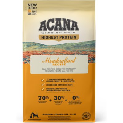 ACANA ACANA Meadowland Regional Formula Dry Dog Food, 25-lb bag