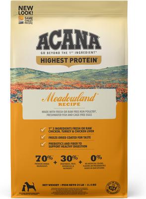 ACANA Meadowland Highest Protein Grain-Free Dry Dog Food