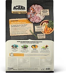 ACANA Meadowland Highest Protein Grain-Free Dry Dog Food, 4.5-lb bag slide 2 of 9