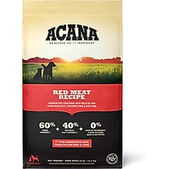 ACANA Red Meat Recipe Grain-Free Dry Dog Food 25-lb bag
