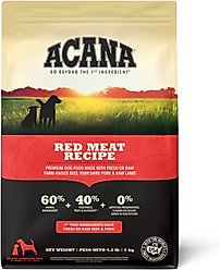 ACANA Red Meat Grain-Free Dry Dog Food, 4.5-lb bag