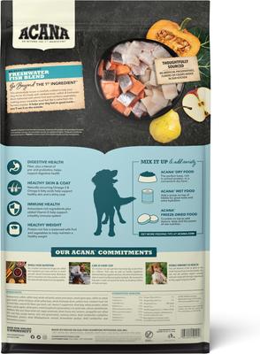 Show full view: ACANA Freshwater Fish Grain-Free Dry Dog Food, 25-lb bag slide 3 of 14