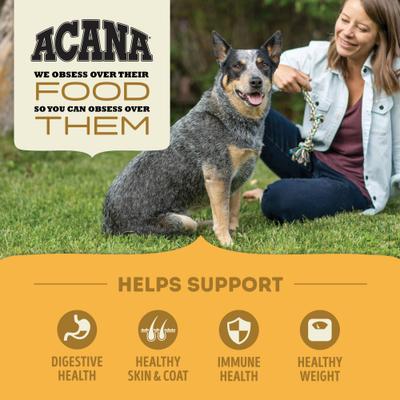 Show full view: ACANA Free Run Poultry Grain-Free Dry Dog Food, 25-lb bag slide 5 of 14