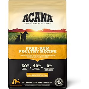 ACANA Free Run Poultry Grain-Free Dry Dog Food, 4.5-lb bag