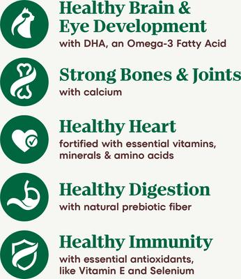 Show full view: Nutro Wholesome Essentials Chicken & Brown Rice Recipe Kitten Dry Cat Food, 3-lb bag slide 5 of 10