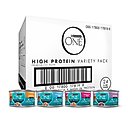 Purina ONE Natural Chicken, Tuna, Salmon & Trout Variety Pack High Protein Wet Cat Food, 3-oz, case of 24