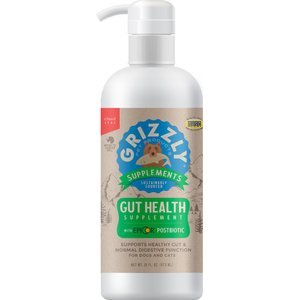 Grizzly Gut Health Liquid Health Supplement for Dogs, 16-fl oz bottle