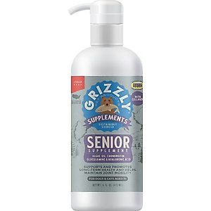 Grizzly Life Stage Liquid Health Supplement for Senior Dogs, 16-fl oz bottle