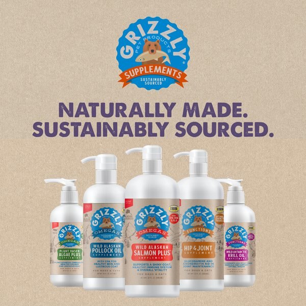 Grizzly Life Stage Liquid Health Supplement for Senior Dogs
