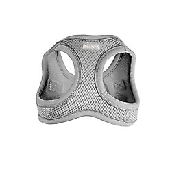 Hip Doggie EZ Reflective Dog Harness, Gray, Medium